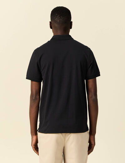 Polo manches courtes noir homme