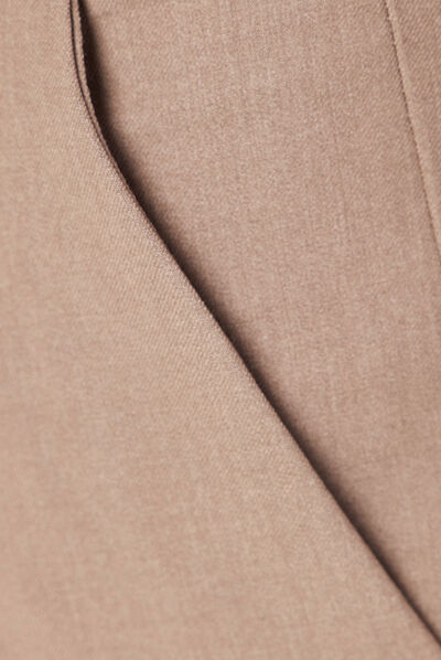 Pantalon chino 7/8ème beige homme