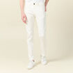Jeans slim longueur 32 denim blanc homme