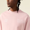 Sweat manches longues rose pastel homme