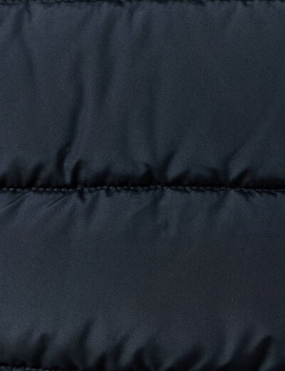 Doudoune courte sans manches bleu marine homme