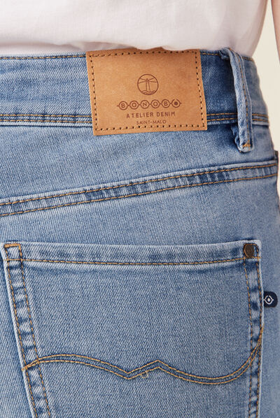 Jeans bootcut denim used femme