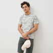 T-shirt manches courtes bleu ciel homme