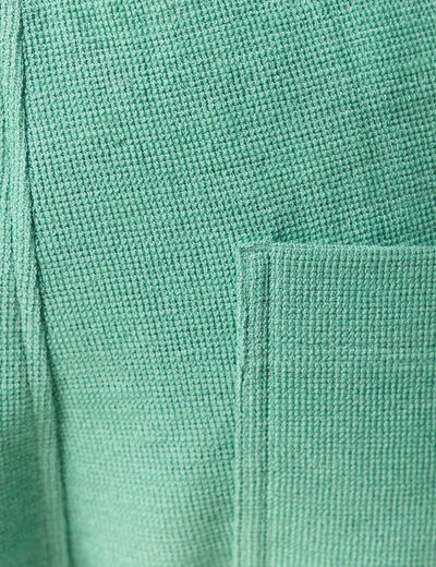 Short droit avec cordon vert homme