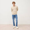 Jeans slim longueur 30 denim stone homme