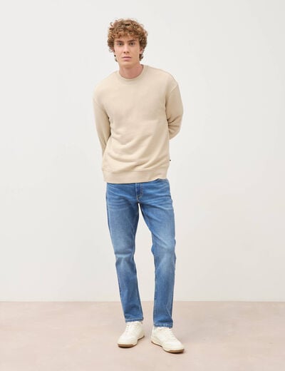 Jeans slim longueur 30 denim stone homme