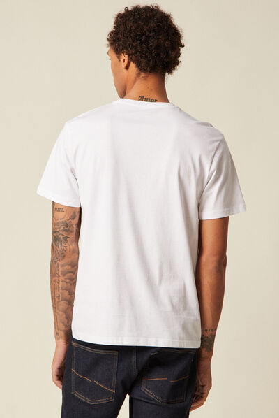 T-shirt éco-responsable bleu marine homme