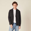 Chemise manches longues jean denim noir homme