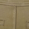 Pantalon battle bas resserr&eacute; vert kaki homme