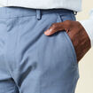 Pantalon chino bleu foncé homme