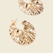 Boucles d'oreilles créoles couleur or femme
