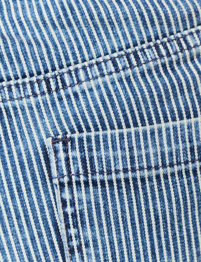 Jeans large à pont denim used femme