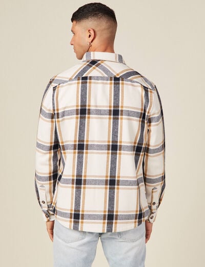 Surchemise éco-responsable camel homme