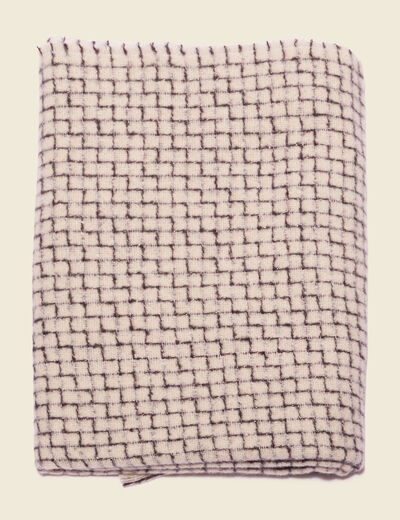 Écharpe ecru femme