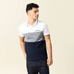 Polo manches courtes bleu marine homme