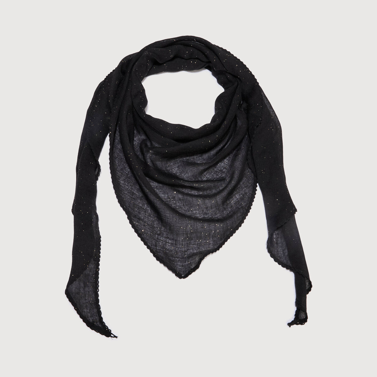Foulard noir femme