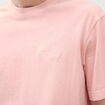 T-shirt ample en coton manches courtes rose poudr&eacute;e homme