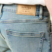 Jeans straight longueur 34 denim denim dirty homme