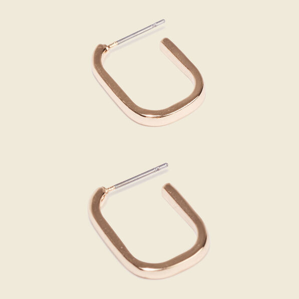 Boucles d'oreilles créoles couleur or femme