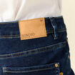 Jeans bootcut denim brut femme