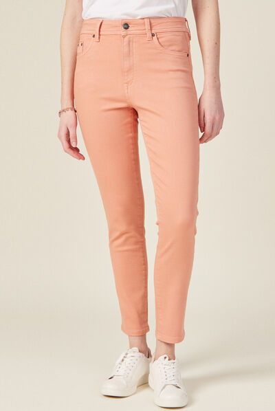 Pantalon éco-responsable rose clair femme