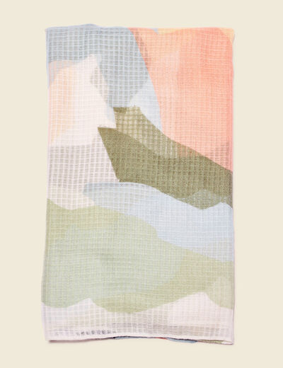 Foulard rouge clair femme