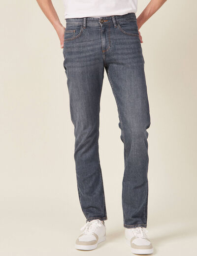 Jeans straight denim dirty homme