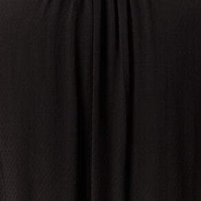 Chemise manches courtes noir femme