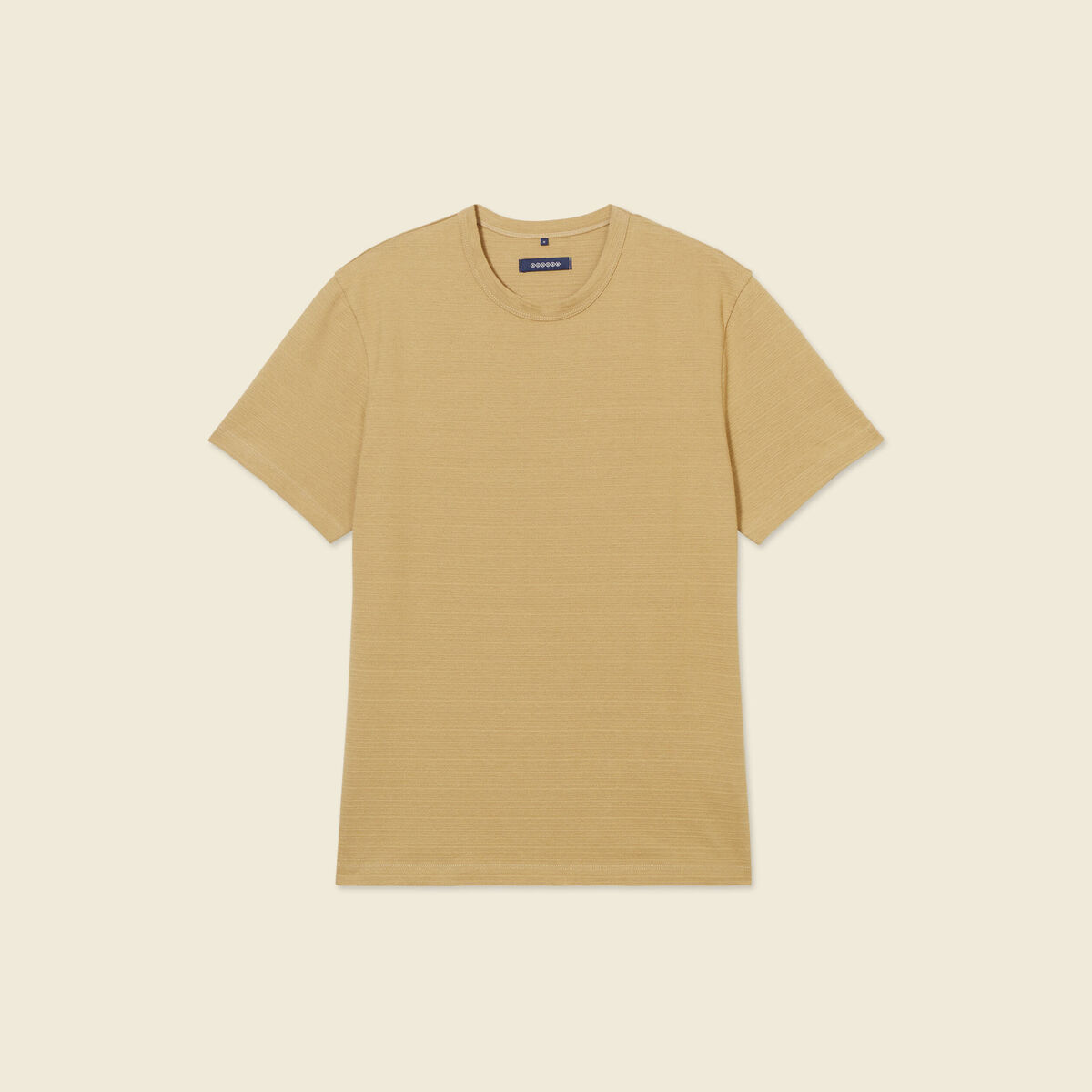 T-shirt manches courtes beige homme