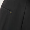 Pantalon large taille standard noir femme