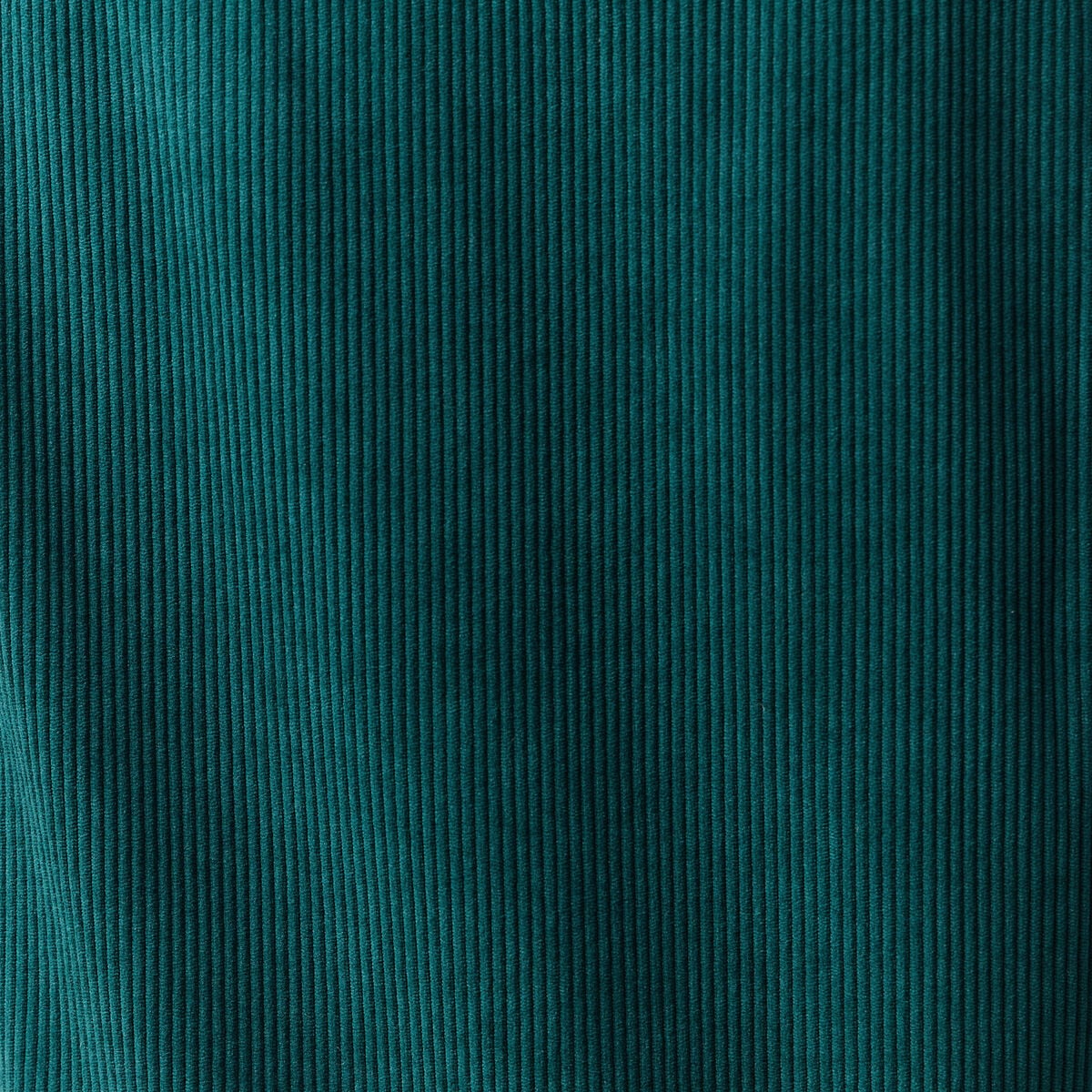 Robe droite velours col polo vert fonc&eacute; femme