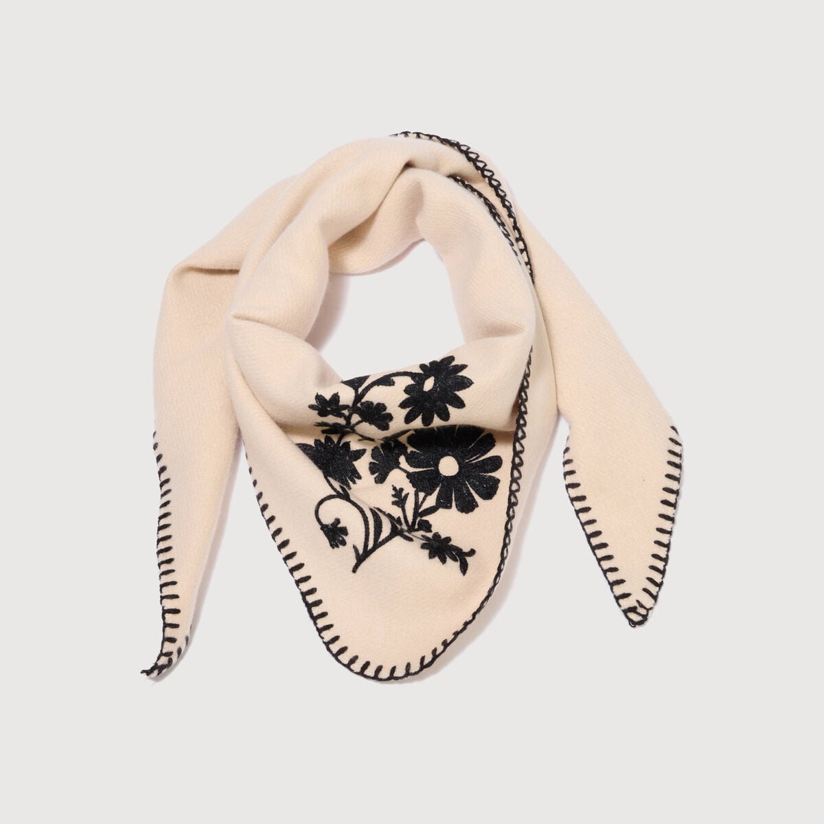 &Eacute;charpe creme femme