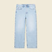 Jeans large 5 poches denim snow bleach homme