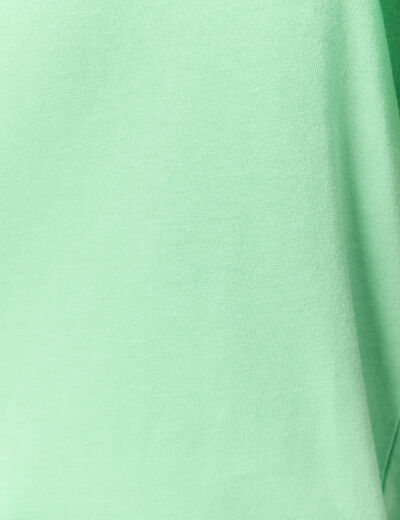 T-shirt manches courtes vert clair femme