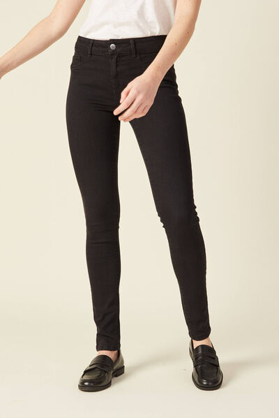 Jeans Lou - jegging denim noir femme