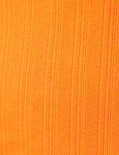 Débardeur bretelles larges orange femme