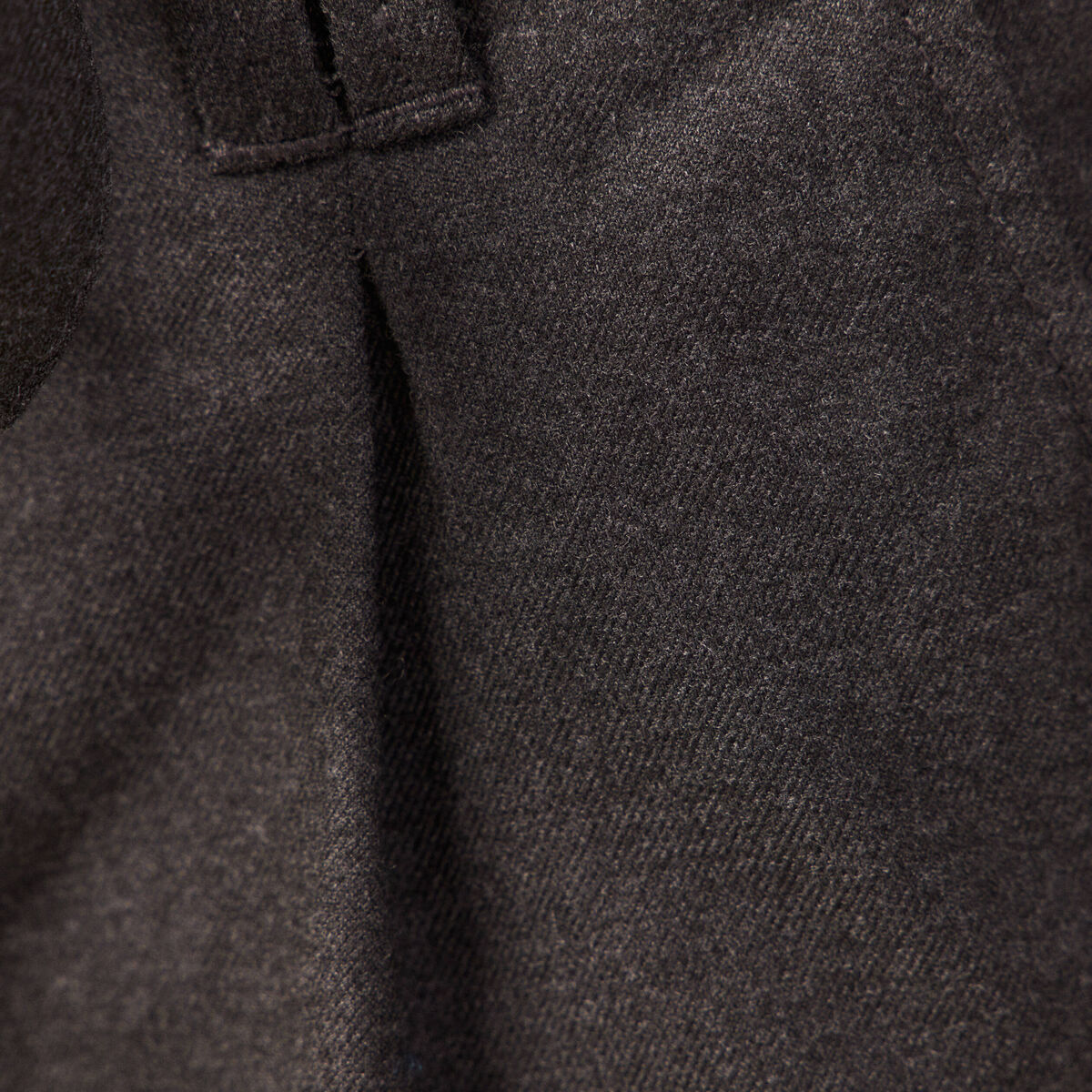 Pantalon paperbag gris femme