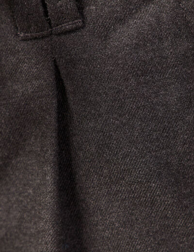 Pantalon paperbag gris femme
