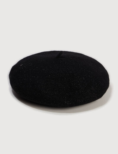 B&eacute;ret noir femme