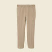 Pantalon slim cigarette taupe homme
