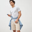 Bermuda gris clair homme