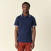 Polo éco-responsable bleu marine homme