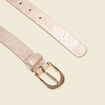 Ceinture fine couleur or femme