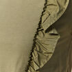 T-shirt en coton manches courtes vert kaki femme
