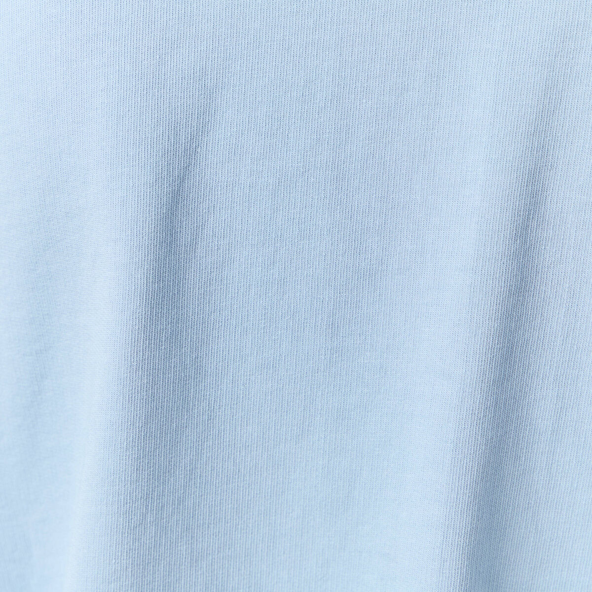 Sweat manches longues col polo bleu clair femme