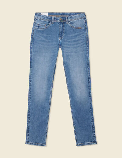 Jeans slim longueur 32 denim stone homme