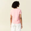 T-shirt manches courtes rose femme