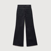 Jeans bootcut taille haute denim gris femme