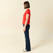 T-shirt manches courtes rouge femme