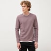 T-shirt manches longues mauve homme